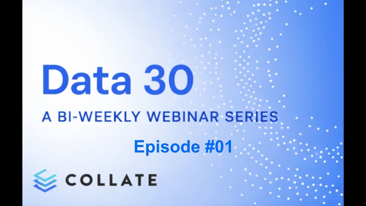 Data30: Episode #01 - Data, Metadata, Semantics & Information: Why It Matters