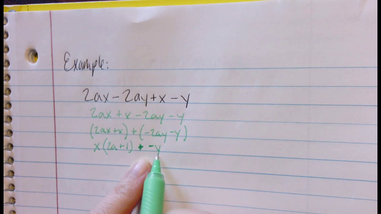 Grouping Example for Notes