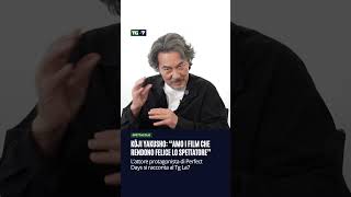 Kōji Yakusho: “Amo i film che rendono felice lo spettatore”. L’attore si racconta al Tg La7