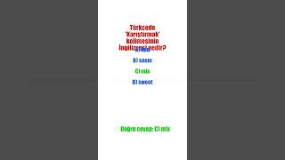 English Speaking Practice with Turkish Explanations 🔥 Quiz Time!