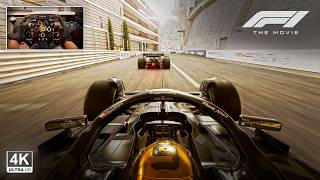 F1 Movie - Joshua Pearce’s APXGP Formula 1 | Monaco GP 100% Race | F1 25 Steering Wheel Gameplay screenshot 5