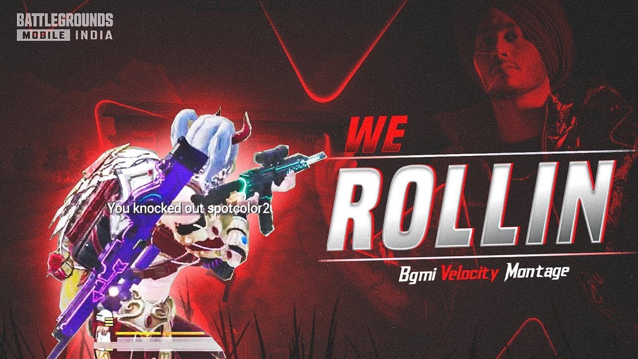 WE ROLLIN -  BEAT SYNC MONTAGE  || BGMI VELOCITY MONTAGE