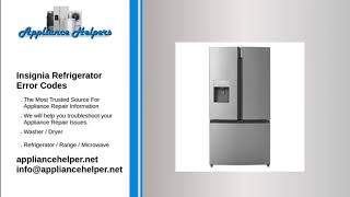 Insignia Refrigerator Error Codes Net Worth