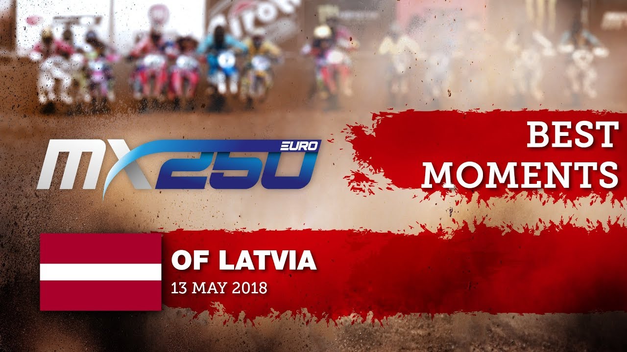EMX250 Race2 Best Moments - Round of Latvia 2018 