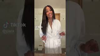 Ciara reenacting the viral on TikTok trend Wealth