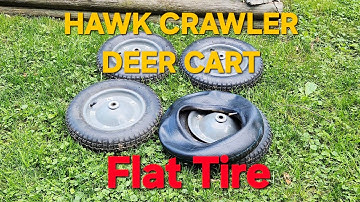 Hawk Crawler Deer Cart Flat Tire