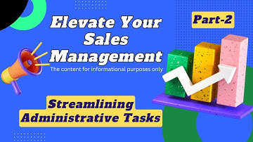 Streamlining Administrative Tasks: A Sales Manager
