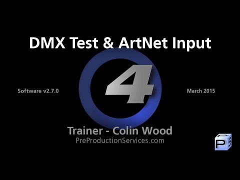 Hog 4 Tutorial 22: DMX Test & ArtNet Input