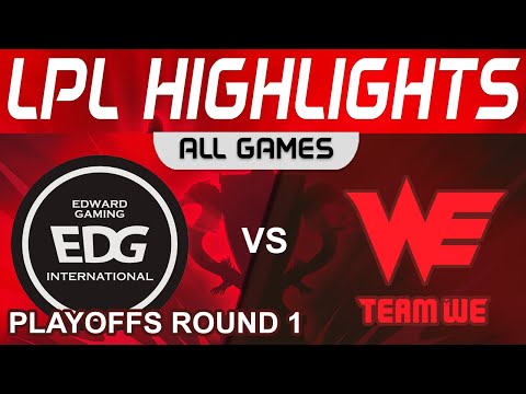 EDG vs WE Highlights ALL GAMES LPL Summer Playoffs 2023 EDward Gaming vs Team WE by Onivia