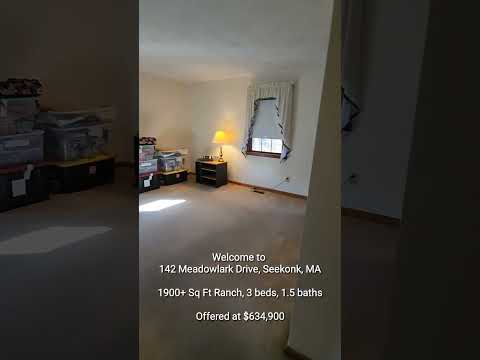 142 Meadowlark Drive, Seekonk, MA home video tour