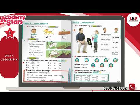 Academy Stars 1 - Unit 4 - Lesson 5, 6