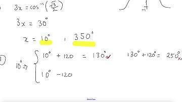 Solving Trig Equations with restricted domain and coefficient in argument Part (1/2)