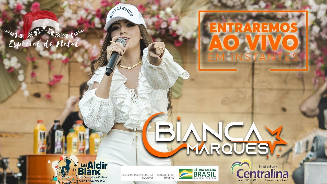 Live Bianca Marques Especial de Natal - Lei Aldir Blanc 14.017/20 - YouTube