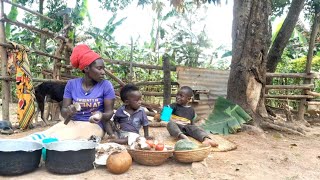 Daily Life Activities \& Routines of a Young African Village Woman in a Traditional Homestead