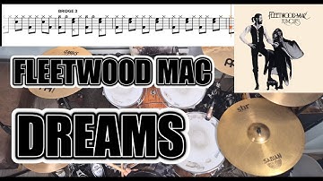 Fleetwood Mac - Dreams - Drum Cover With SHEET MUSIC