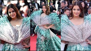 Aishwarya Rai unique look in her 2nd day in Cannes 2024 !Aishwarya looking gorgeous at the age of 50