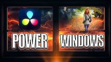 Power Windows and Tracking Power Windows in Davinci Resolve