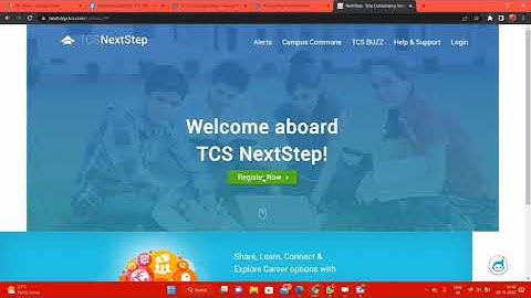 TCS NextStep Registration Process