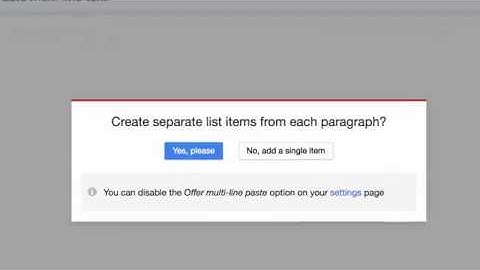 Checkvist: copy & paste multiline text