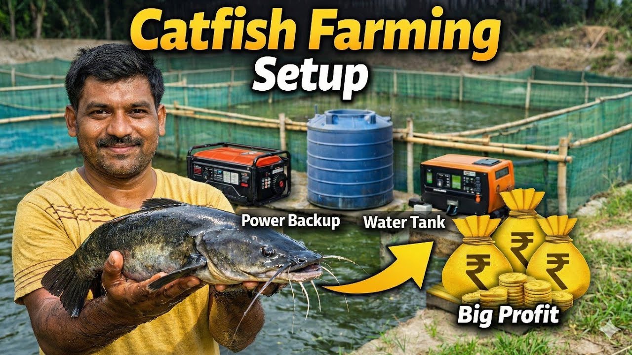 Catfish (Hybrid Magur) Farming in India | Complete Setup & Management