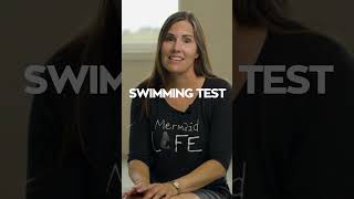 The mermaid swimming test for early swimmers finfunmermaid  mermaid