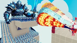 100x KRO KNIGHT + 2x GIANT vs 3x EVERY GOD - Totally Accurate Battle Simulator TABS