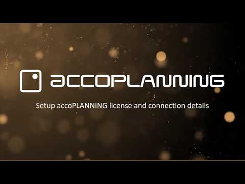 accoPLANNING - Setup