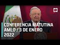 AMLO Conferencia Hoy / 3 de Enero 2022