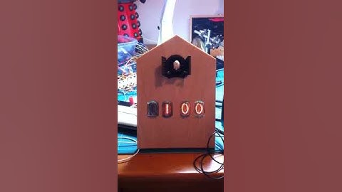 Nixie Cuckoo Clock