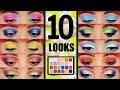 Jeffree Star Jawbreaker palette | 10 Looks 😎Tutorial style