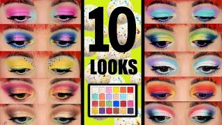 Jeffree Star Jawbreaker palette | 10 Looks Tutorial style