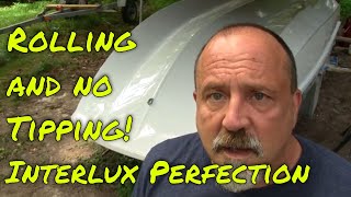 Priming & Rolling NOT Tipping Topside Paint on Hull !  Boston Whaler 13 Restoration  Part 14