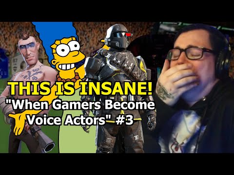 WHEN GAMERS TURN INTO PRO VOICE ACTORS! #3 (REACTION)