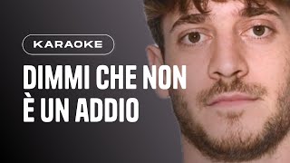 Holden | DIMMI CHE NON È UN ADDIO | AMICI 23 // Piano Karaoke con Testo