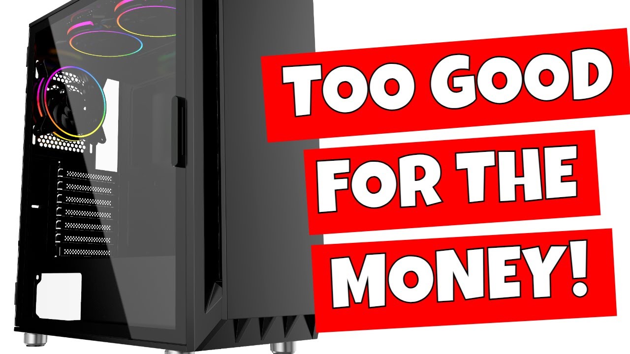 BEST BUDGET ATX PC Case With TG & Airflow Under £40 IONZ KZ21