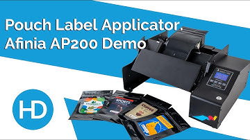 Afinia AP200 Pouch Label Applicator Demo | HD Labels