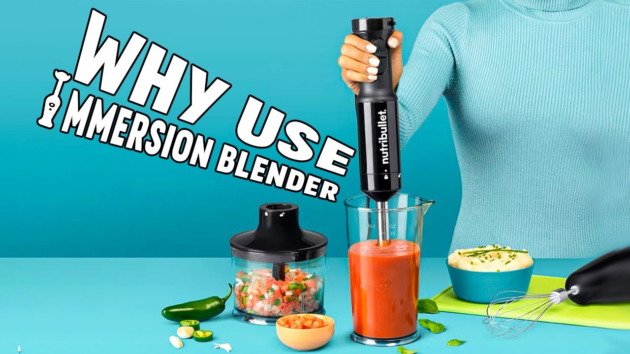 Why You Want an Immersion Blender  Different Stick Blender Uses! 