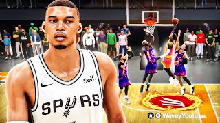 VICTOR WEMBANYAMA + REC RANDOMS in NBA 2K24...