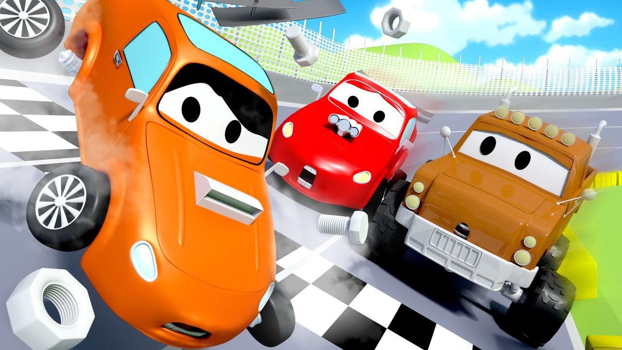 子供向けの車のアニメ レース事故 カーシティ 車のアニメ Youtube
