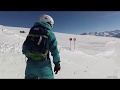 Спуск на сноуборде Гара Баши - Азау. Max 98 км/ч