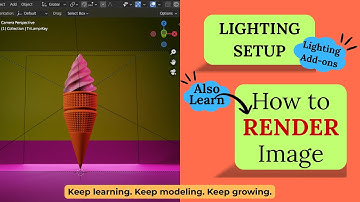 How to LIGHTING and RENDER Products in Blender (Part 3) | Beginner Tutorial #tutorial #blender