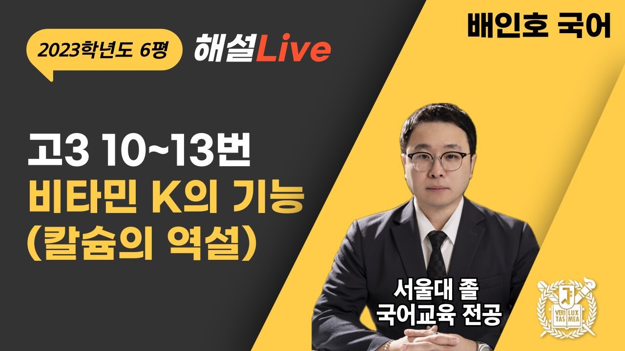 2023학년도 6월 평가원 고3 모의고사 국어 10~13번 