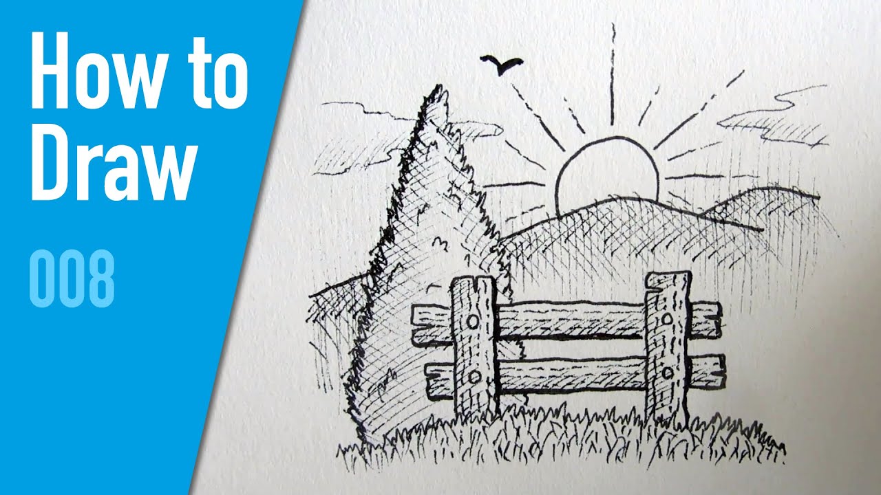 How to Draw a Fence (Chapter 008) YouTube
