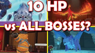 10 HP vs ALL BOSSES in PAPER MARIO: THE ORIGAMI KING - Is it Possible Challenge by ZXMany