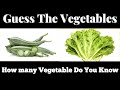 How Many Vegetable Do You Know? | Vegetable Quiz By Image