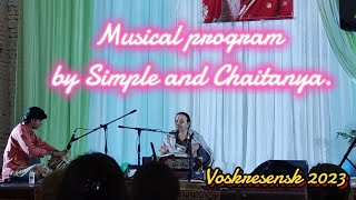 Musical Number Simple, Chaitanya's Tabla Playing. Sahaja Yoga Life. Voskresensk, 2023.