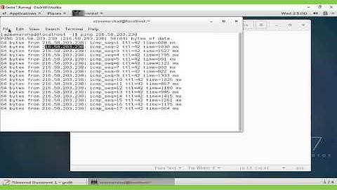 How check ip use ping command in Linux CentOS 7 Part 7