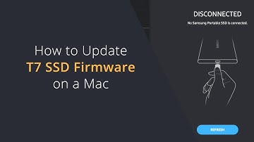 How to Update the Firmware on the Samsung T7 Drives | Samsung Portable SSD Not Detecting the Drive