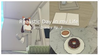 ✦ realistic day in my life | solo diaries ep. 3 | bloxburg roleplay ✦