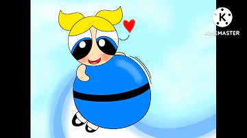 Bubbles The Powerpuff Girl Inflation Art (Sorry For Not Uploading...)